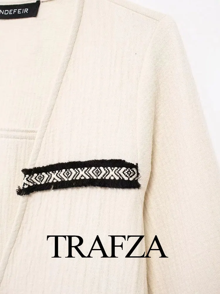 Женская летняя куртка с длинным рукавом и V-образным вырезом