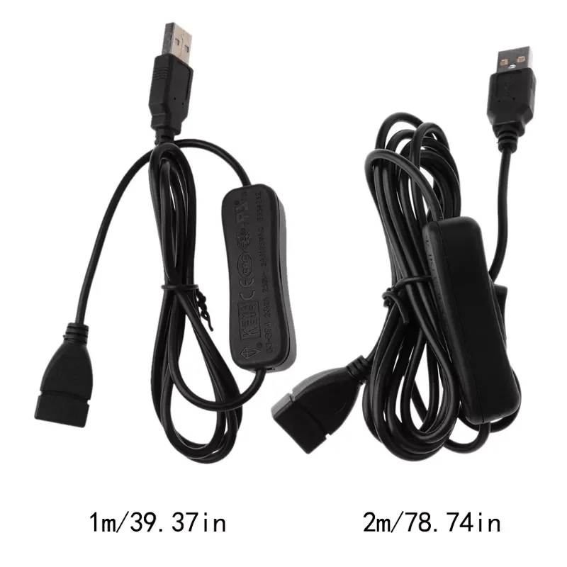 

Data Sync USB 2.0 Extender Cord USB Extension Cable With ON OFF Switch for PC USB Fan LED Lamp USB Charger Raspberry Pi 1m/2m/3m