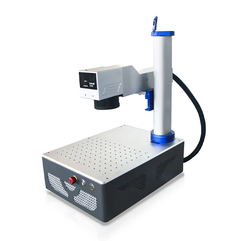 Мини Портативная настольная волоконная лазерная маркировочная машина 20 Вт 50 100