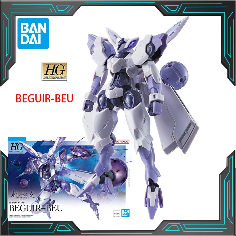 

The Witch From Mercury BEGUIR-BEU Anime Action Figure Original Bandai Model Kit HG 1/144 Mobile Suit Gundam Toys for Boys