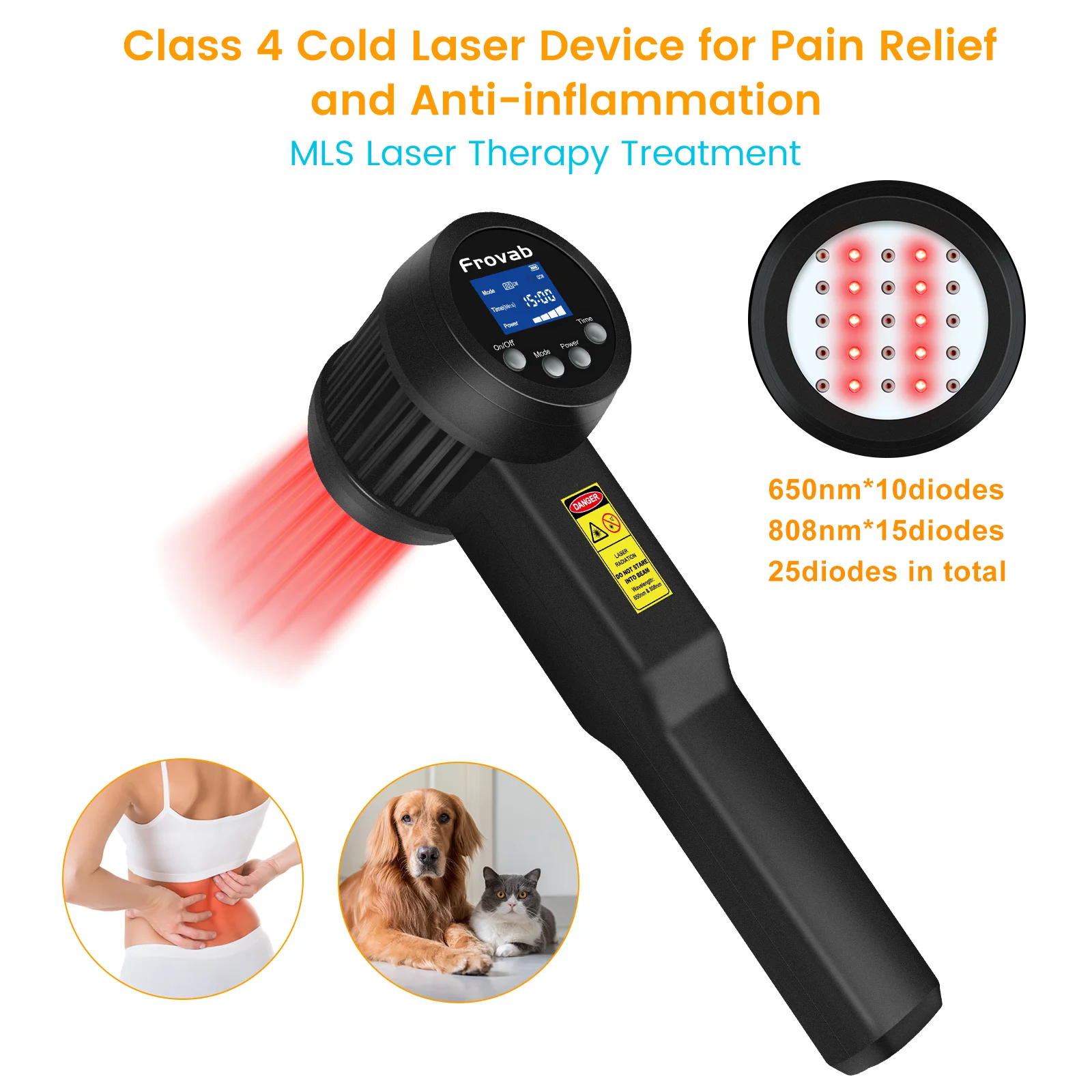 Лазерная фототерапия 25 диодов лазерное лечение эффективная для периферической