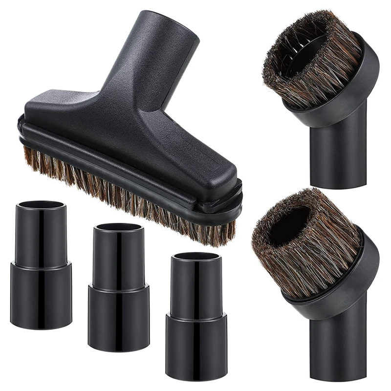 

6 Pieces 25MM And 36MM Vacuum Brush Round Brush, 5.9 Inch Vacuum Floor Brush 1.25 Cleaner Vacuum Attachment Brush Soft