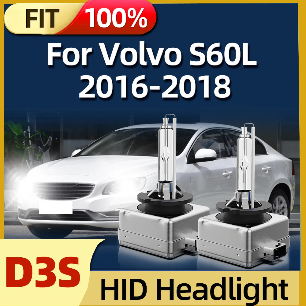 

Roadsun 2Pcs D3S Xenon Bulb 12V 35W 3800LM HID Lamp 6000K White Car Headlight Fit for 2016 2017 2018 Volvo S60L