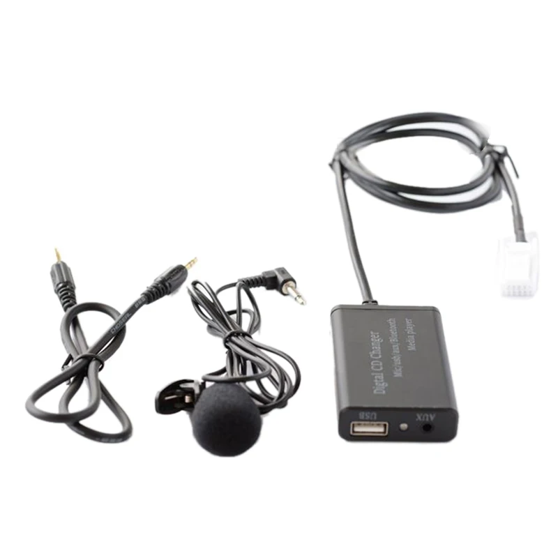 

USB AUX Bluetooth Автомобильный цифровой музыкальный адаптер для чейнджера CD для Toyota (6 + 6)Pin Camry Corolla RAV4 Yaris