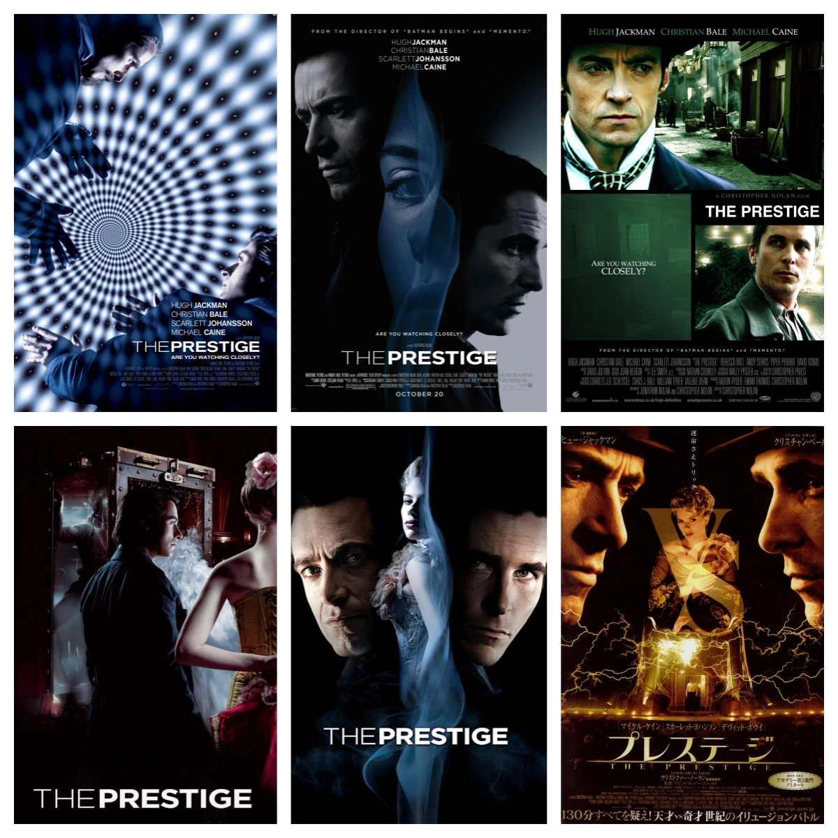 Постер с изображением фильма «The Prestige» (2006), художественные принты, Картина на холсте для гостиной, настенные картины, украшение для дома
