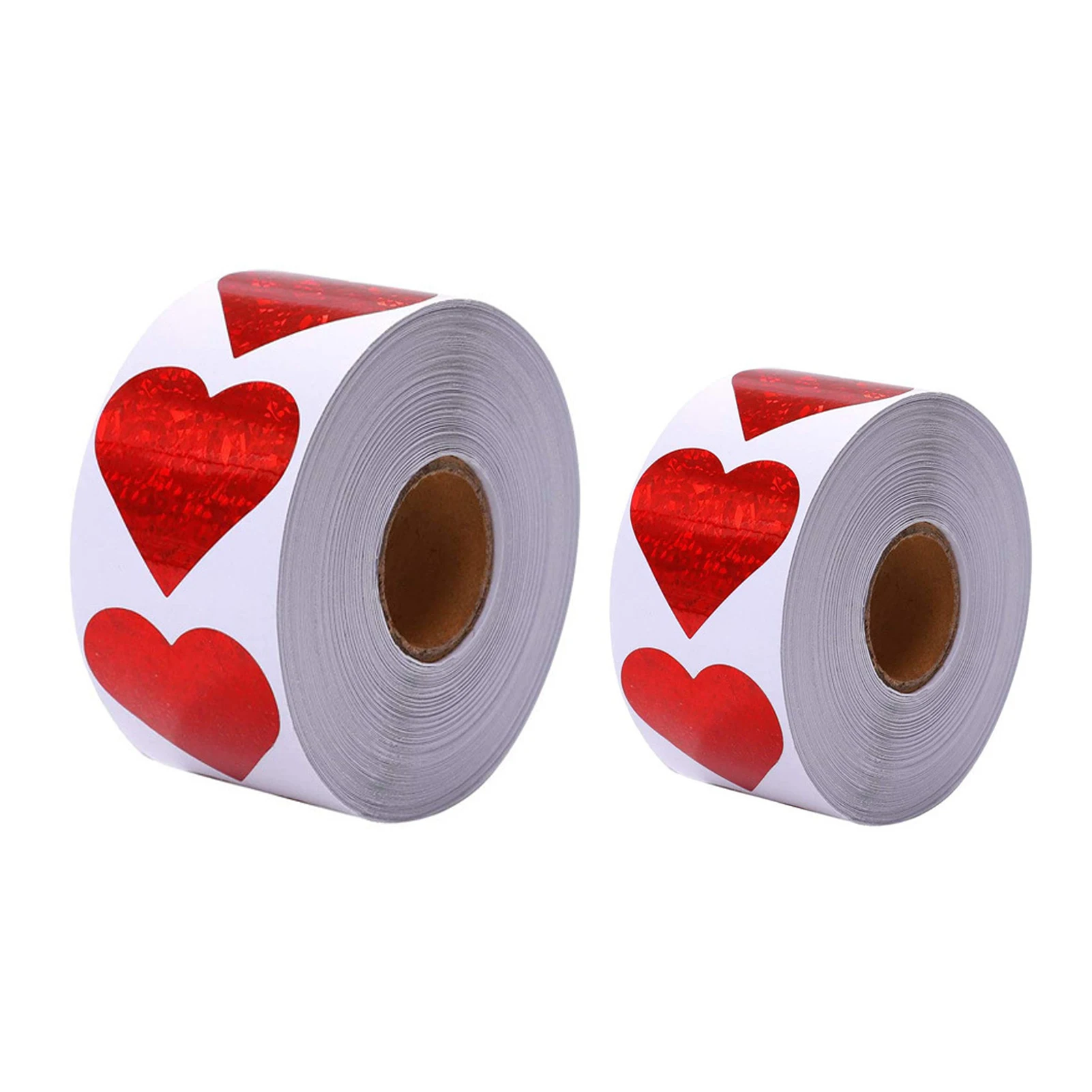 

1000pcs Label Love ANNIVERSARIES 1inch 1.5inch DIY Wedding Party Heart Shaped Sticker Valentine's Day Self Adhesive Craft