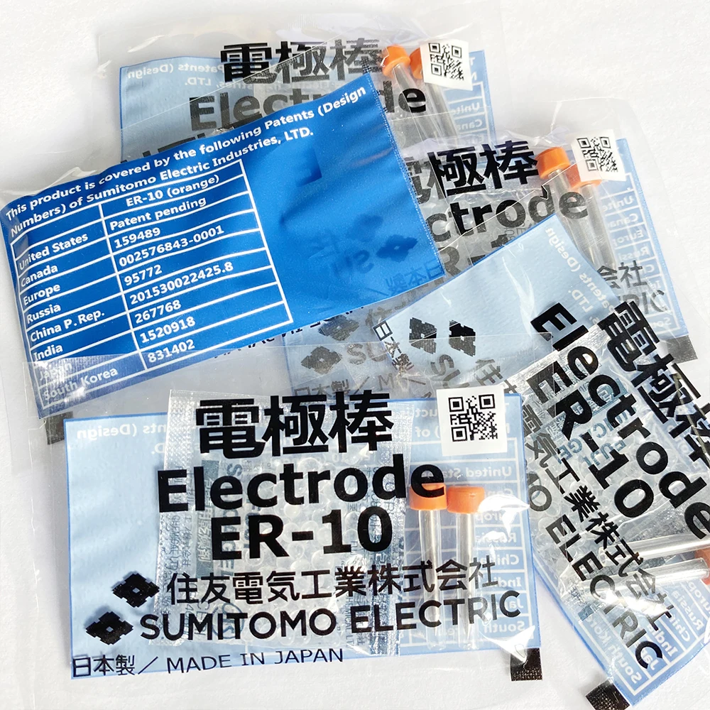 ER-10 Electrode For Sumitomo T-39 Type-66 T-81C 82C Z1C 71C TYPE-81M12 T-400/600C Fiber Fusion Splicer Welding Electrodes Rod