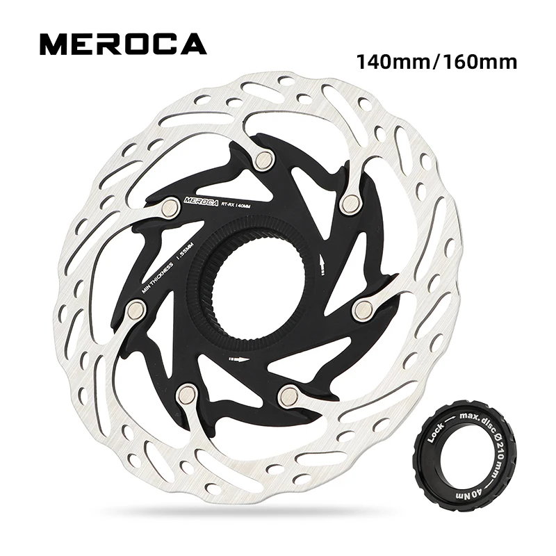 

Ротор дискового тормоза MEROCA XR с центральным замком, ультра-быстрое отведение тепла 140 мм, 160 мм, гидравлический дисковый тормозной ротор для горного велосипеда