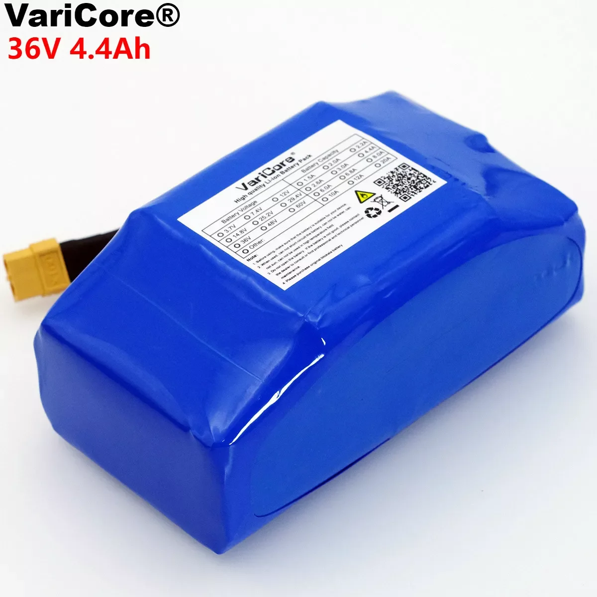 

NEW2023 VariCore 36V 4.4Ah 4400mah high drain 2 wheel electric scooter self balancing 18650 lithium battery pack for Self-balanc