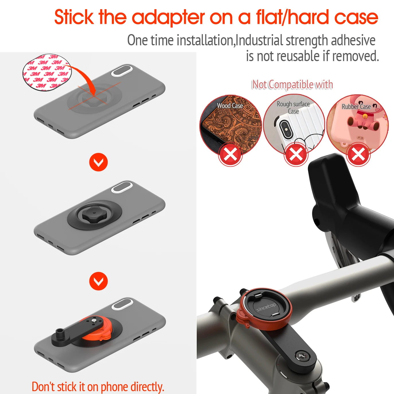 universal mobile phone holder bicycle aluminum quick mount stand rotatable mountain bike handlebar bracket for harley davidson free global shipping