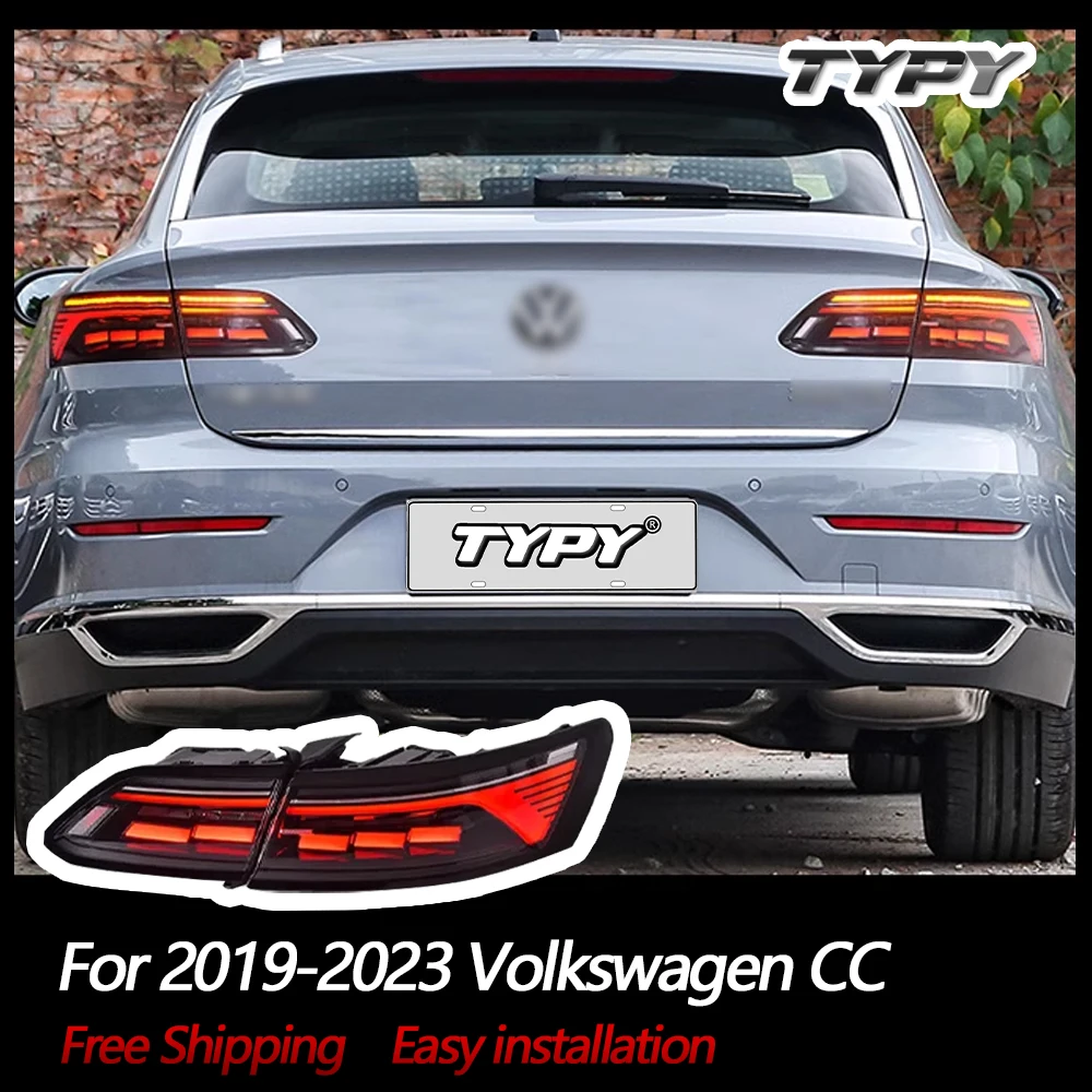 Автомобильные задние фонари TYPY для Volkswagen CC 2019-2023 светодиодный автомобильные
