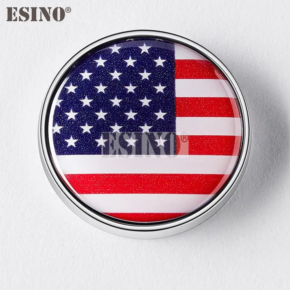 

Стайлинг автомобиля, национальный флаг, металлический цинковый сплав с кристаллами, эпоксидная 3D клейкая эмблема, декоративный значок, наклейка, стикер, аксессуар