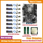 Материнская плата B75 btc для майнинга USB3.0, слот для графической карты LGA1155, поддерживает DDR3 DIMM RAM, материнская плата для компьютера