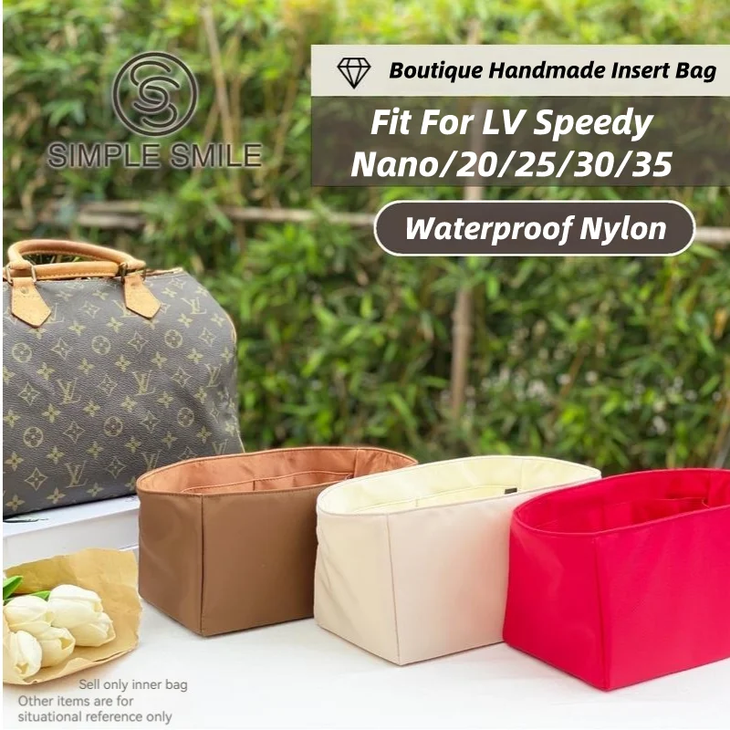 For LV Speedy Nano 20 25 30 35 Neverfull Purse Organizer Tote Handbag Portable Shape Insert Bag Parts Accessories