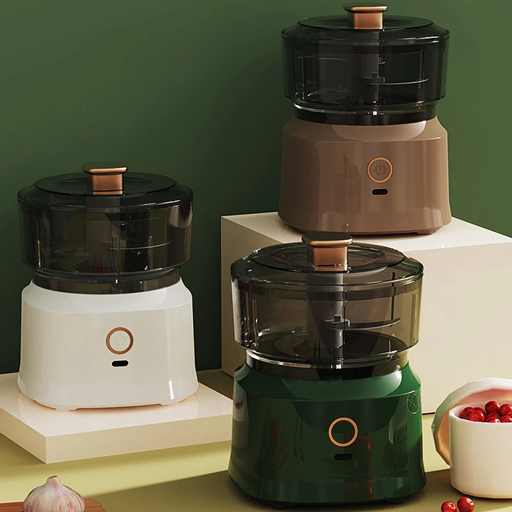 Автоматическая мини-овощерезка электрическая фотодробилка USB перезаряжаемая