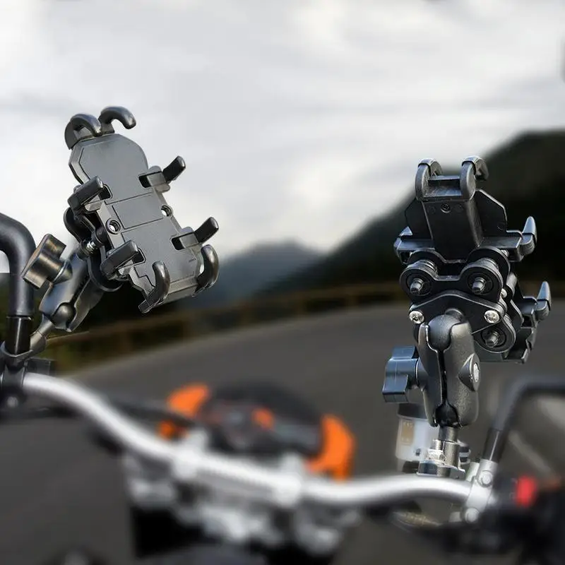 

Bike Phone Holder Adjustable Phone Mount For Motorcycle Universal Handlebar Phone Mount Anti-Shake And Stress-Resistant Stable