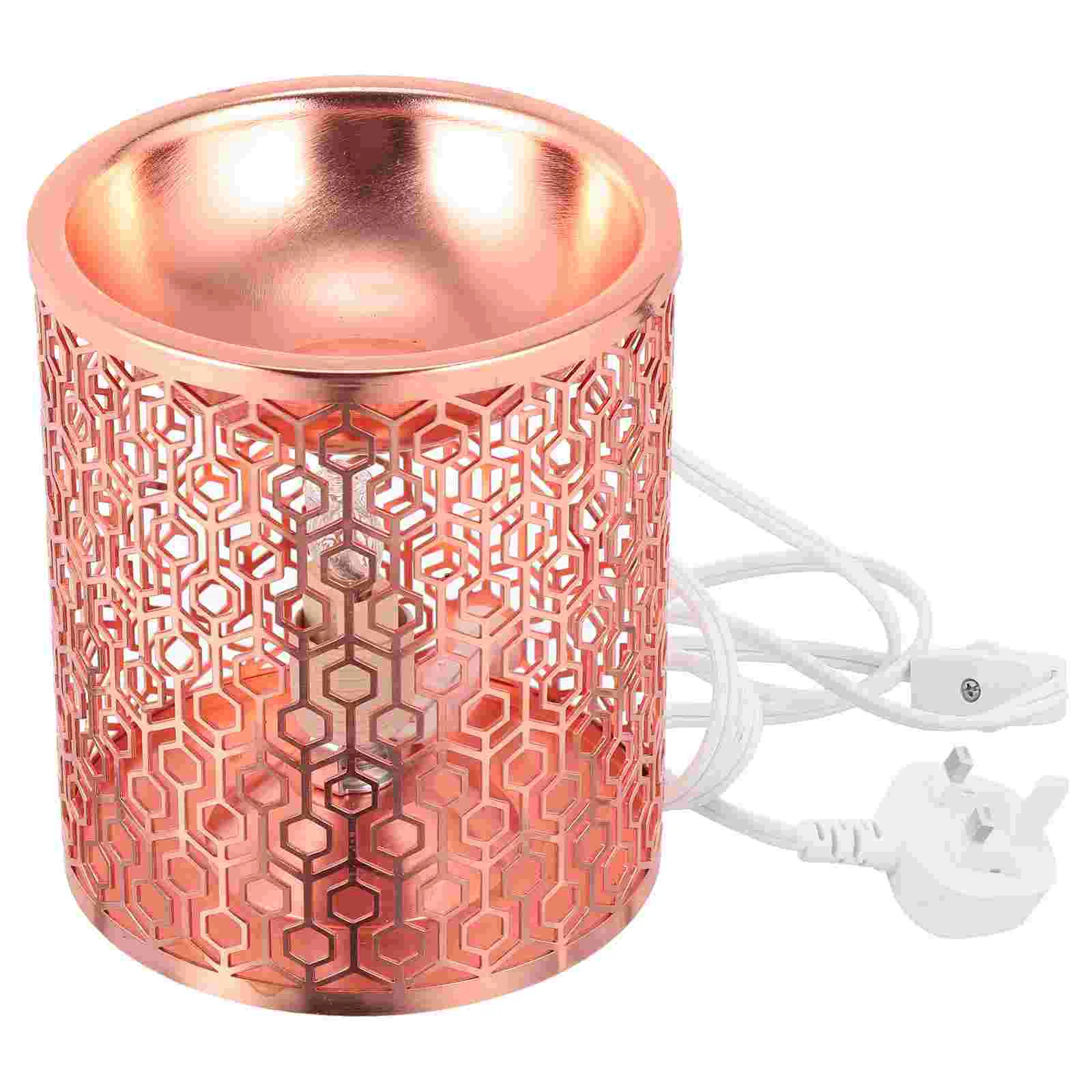 

1PC Portable Metal Desktop Wax Melt Warmer Fragrance Warmer Aroma Essential Oil Lamp