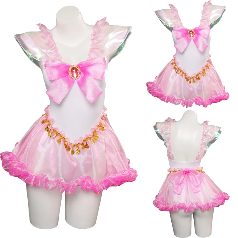 Фото Moon Chibiusa Косплей saior купальный костюм летнее платье купальники наряды для женщин для взрослых Хэллоуин карнавал костюм №1