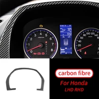 for honda crv 2007 2011 1pcs real carbon fiber dashboard gauge upper interior trim sticker car interior accessories