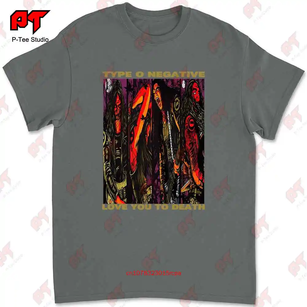 Футболка K7VJ с надписью Love You To Death