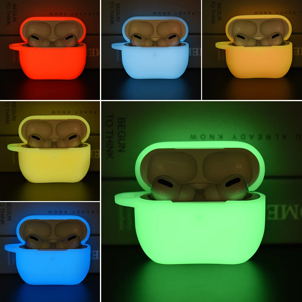

Светящиеся ТПУ наушники чехол для Airpods 3 2 1 Pro Airpods3 беспроводные Bluetooth наушники чехол s чехол для Apple Airpods Air Pods