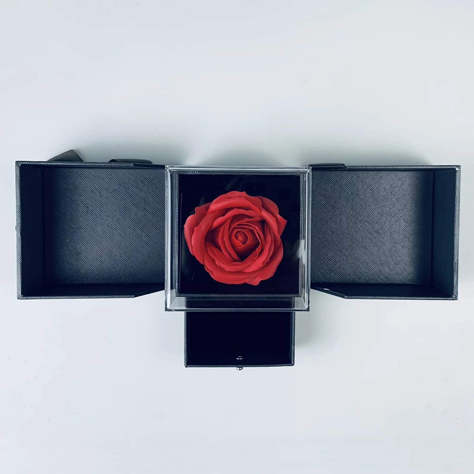 

Preserved Rose Gift Box Enchanted Rose Flower Jewelry Gift Box For Girlfriend Mother Wife On Valentine'S Day Mother'S Day