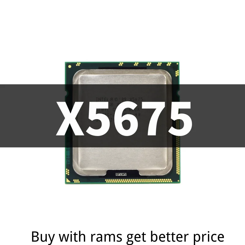 

Xeon X5675 3,06 ГГц 12 Мб кэш-памяти шестиядерный процессор LGA 1366 SLBYL CPU