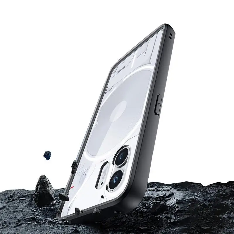 Per Nothing Phone (2a) Plus / Phone (2a) Custodia Trasparente PC+TPU