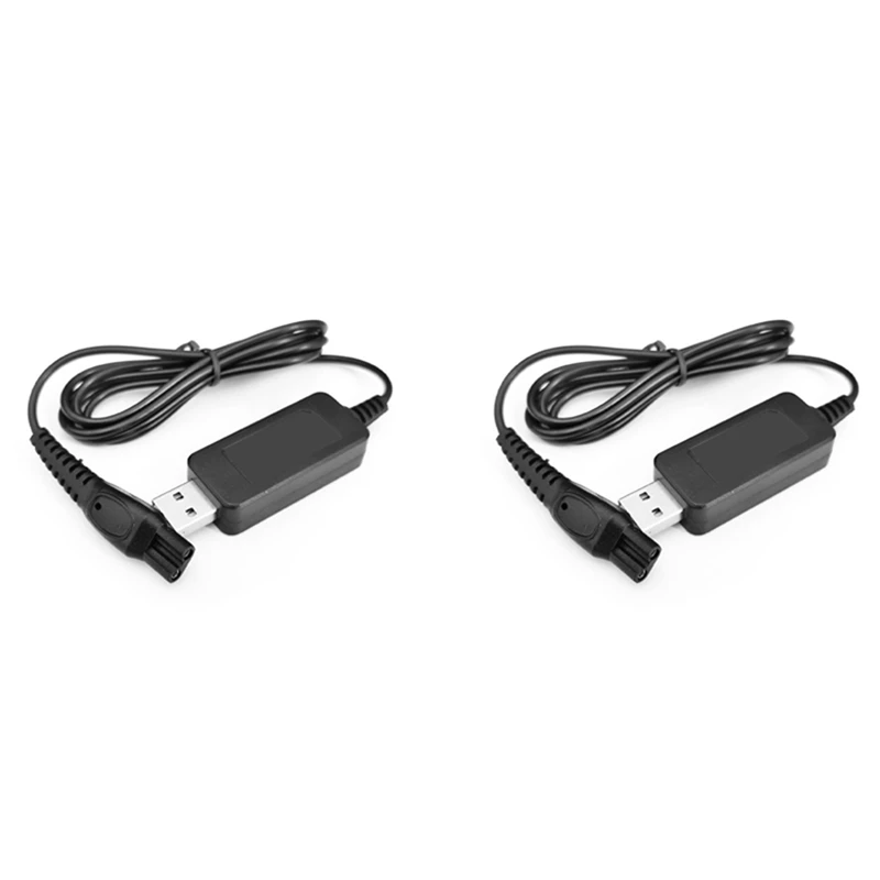 

2X USB Charging Plug Cable HQ8505 Power Cord Charger Electric Adapter For Shavers 7120 7140 7160 7165 7141 7240