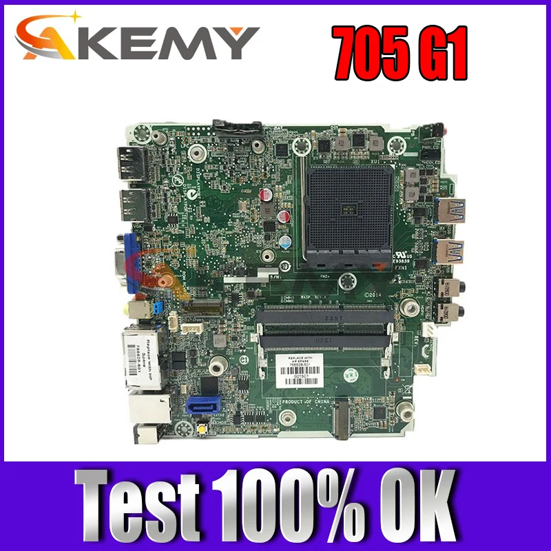 

754910-003 For HP 705 G1 DM 754910-003 755528-501 Motherboard Desktop Socket FM2+ DDR3 Used Motherboard 100% Test