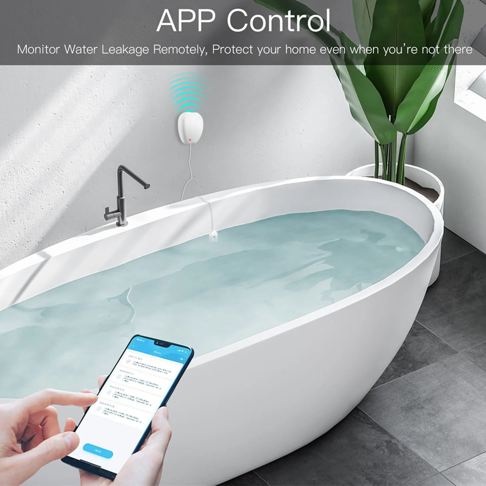 

Сигнализация с Wi-Fi-датчиком для утечки воды