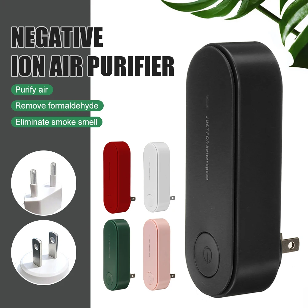 

Electroni Air Purifier Portable Negative Ion Generator Odor Smoke Formaldehyde Removal Quiet Air Purifier For Home Bedroom
