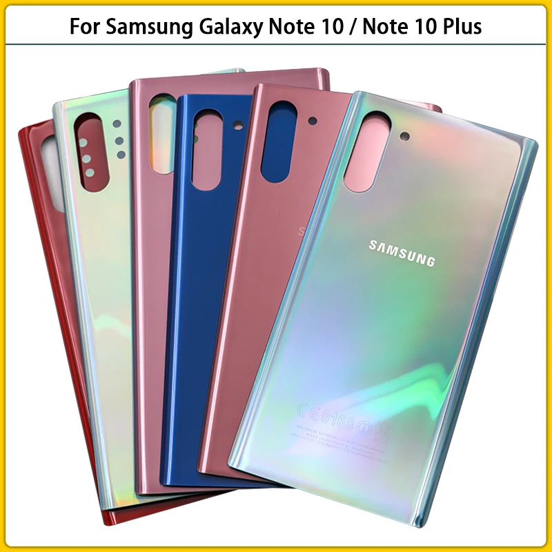 Задняя крышка батарейного отсека для Samsung Galaxy Note10 N970F Note 10 Plus N975F 3D стеклянная