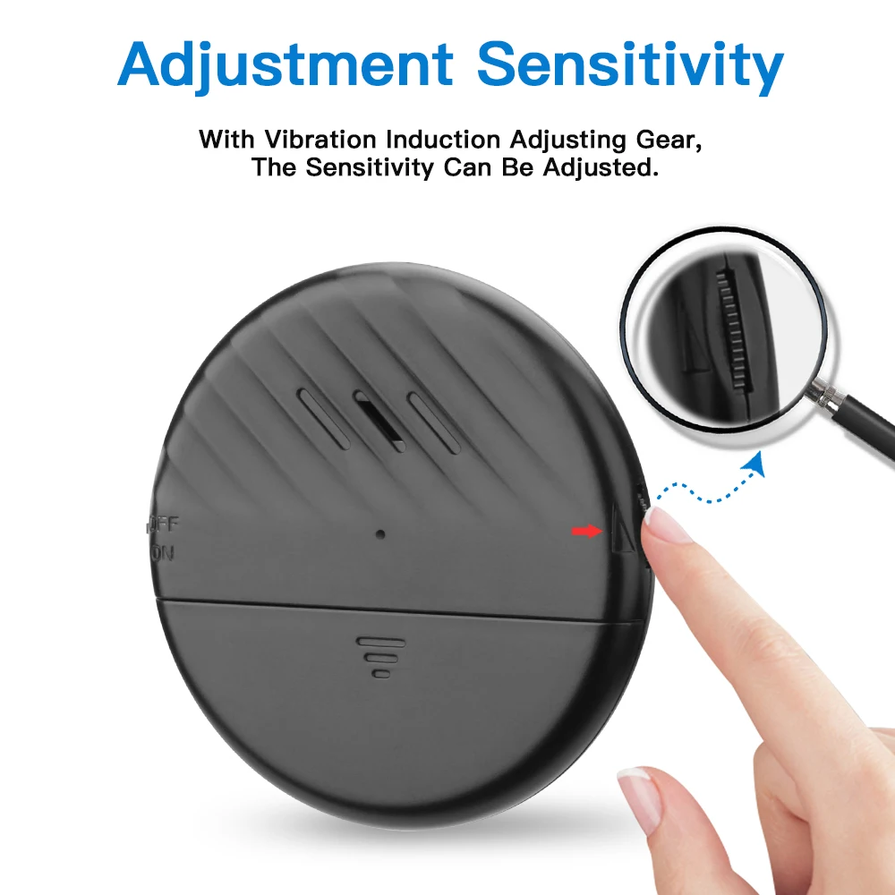 ELECTOP 125 дБ датчик вибрации двери окна сигнализация беспроводная защита дома от