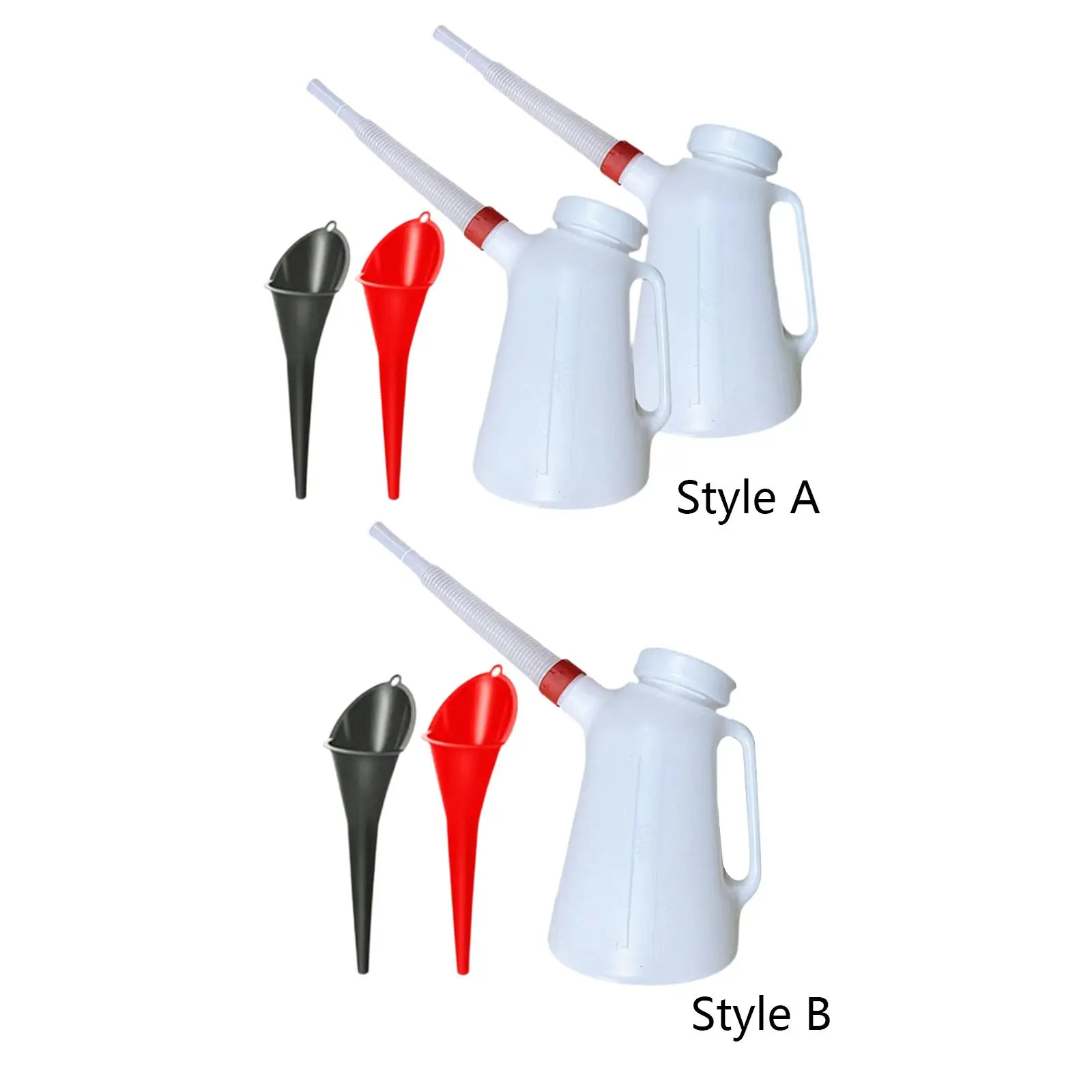Мерный кувшин для масла герметичный 5 л контейнер моторного гибкий масляный
