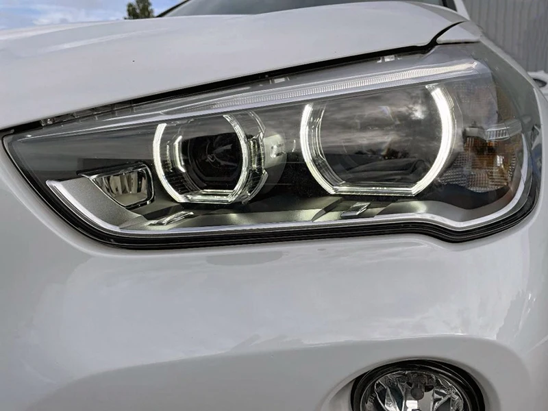 

Для BMW X1 F48 2015 2016 2017 2018 2019 Bluetooth APP Ультра яркий многоцветный стиль DTM RGB LED Angel Eyes Kit Halo Rings