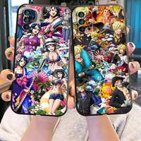 japan anime one piece phone case for xiaomi redmi note 10 pro max 10t 10s 5g 10 unisex smartphone protective back shockproof