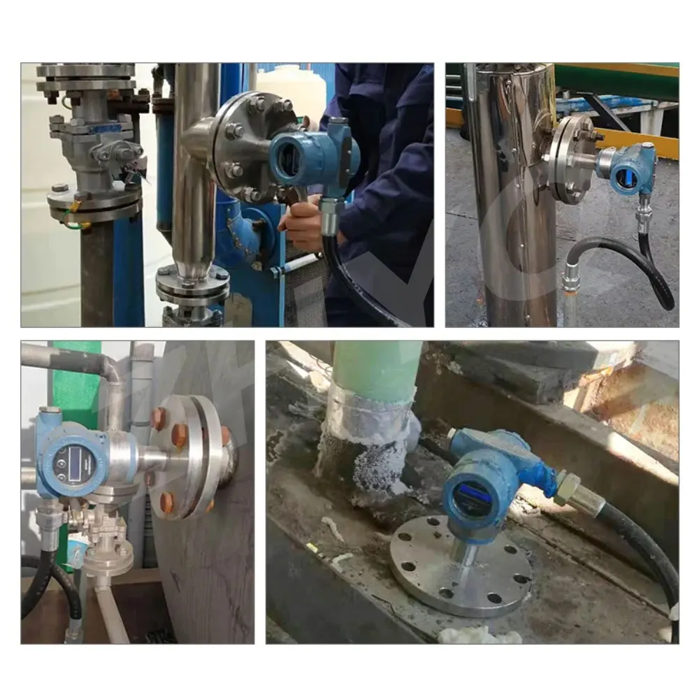 Промышленная вилка 4-20 мА встроенная в резервуар Вибрирующая масляная