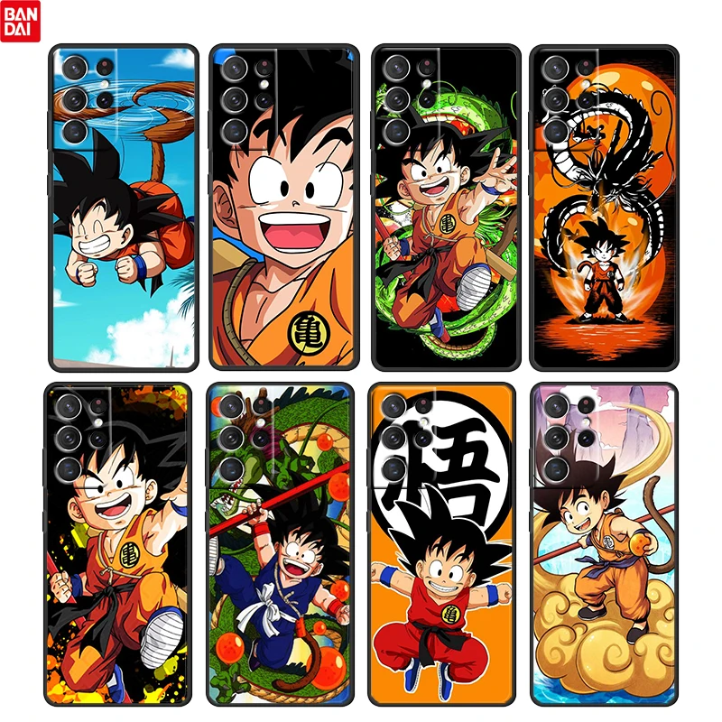 

Dragon Ball Anime Boy For Samsung Galaxy S22 S21 S20 Ultra Plus Pro S10 S9 S8 S7 5G Soft Gel Black Phone Case Funda Coque Capa