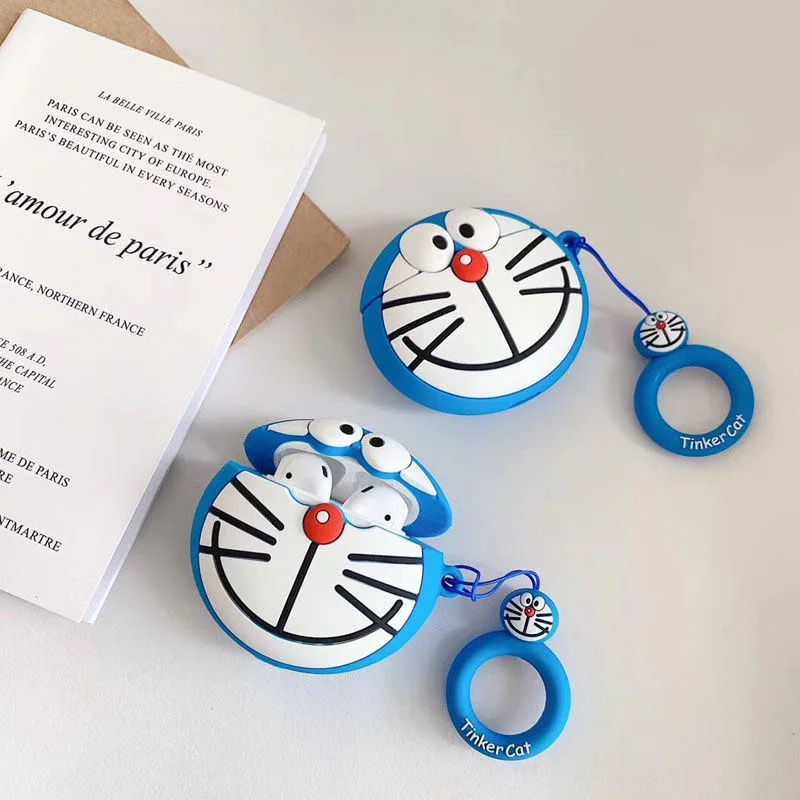 

Doraemon Disney Minnie Mickey Couple Case for Apple AirPods 1 2 3 Pro Cases Cover For IPhone Bluetooth Earbuds Earphone Case