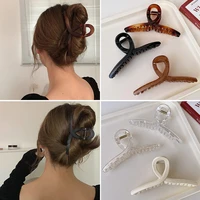 vintage cross hair clip large barrette crab hair claws bath clip ponytail clip for women girls claw clip hair accessories