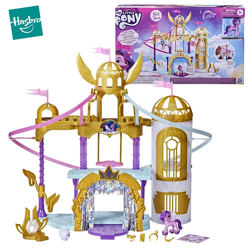 

Hasbro My Little Pony Castle Anime Figure Action G5 Royal Crystal Empire Doll House Girls Accessories Kids Toys for Girls Gift