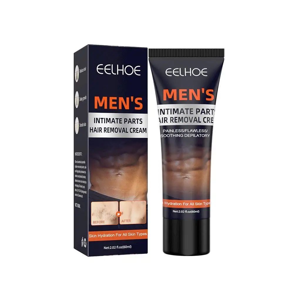 

Мужской крем для удаления волос, 60 мл, для подмышек, для ног рук, уход за кожей, уход за телом, депиляционный крем очищает поры и грязь