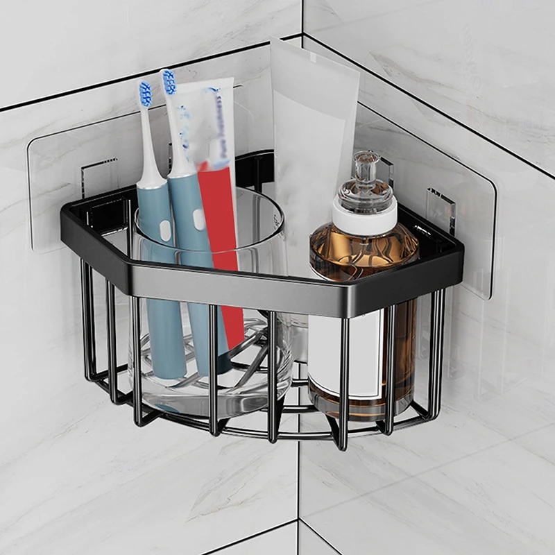 Угловая Треугольная Настенная Полка Для Хранения Кухонной Раковины И Ванной