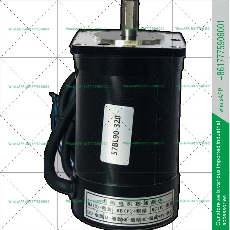 Фото 57 Бесщеточный двигатель постоянного тока DT57BL90-320 0,45 нм 135–36 В постоянного тока, высокая скорость и низкий уровень шума №1