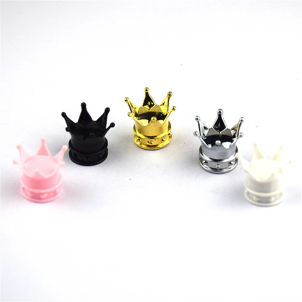 

Automobile Tire Modification Accessories Crown ValveS Cover Plastic Electroplating Copper Core Crown ValveS Cap ValveS Cap Rims