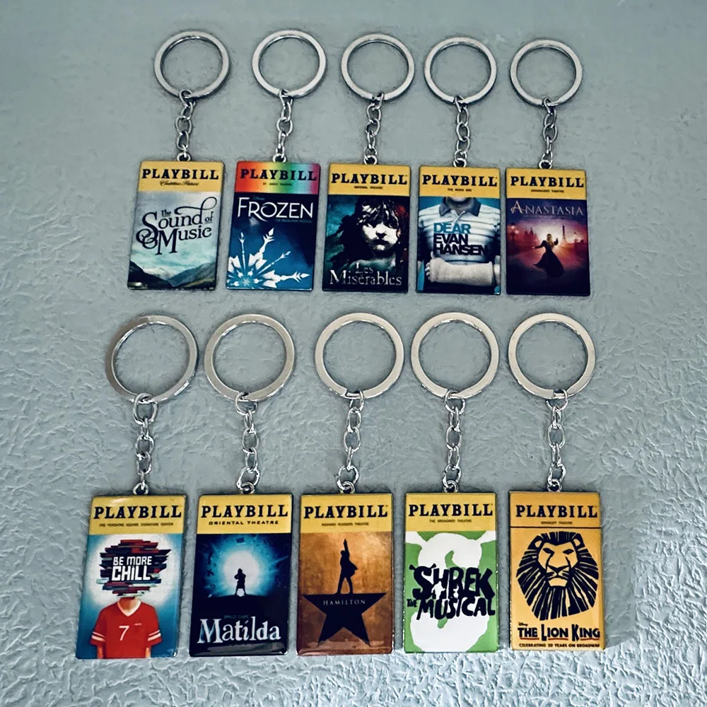 Модный Музыкальный Брелок-брелок из цинкового сплава для женщин мужчин