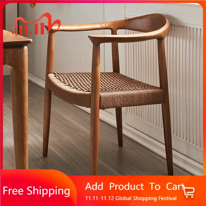 

Mobile Lounges Chair Nordic Style Individual Arm Comfortable Wooden Design Chair Modern Vintage Sillon Individual Furniture