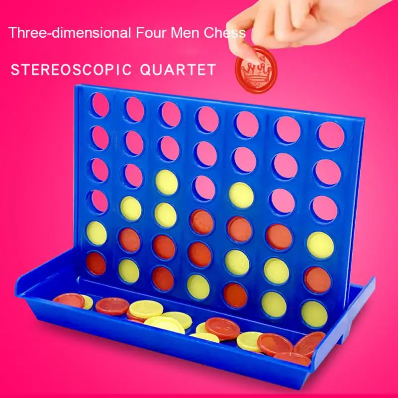 

Connect 4 In A Line Board Game Kids Educational Toys Family Travel Fun Board Game Line Up Row Board Puzzle Toys Classic Games