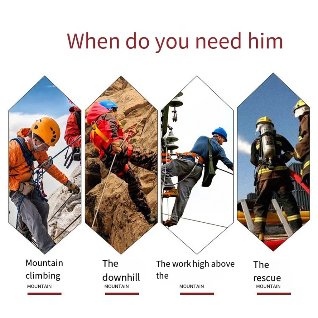 

Rock Climbing Pulley Carabiner Mountaineering Sheave Fittings 32KN Rope Block Device Rigging Pulleys Fixator Devices